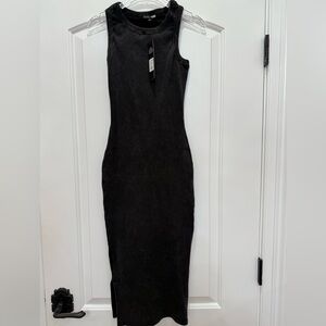 NWT Fashion Nova Black midi Dress